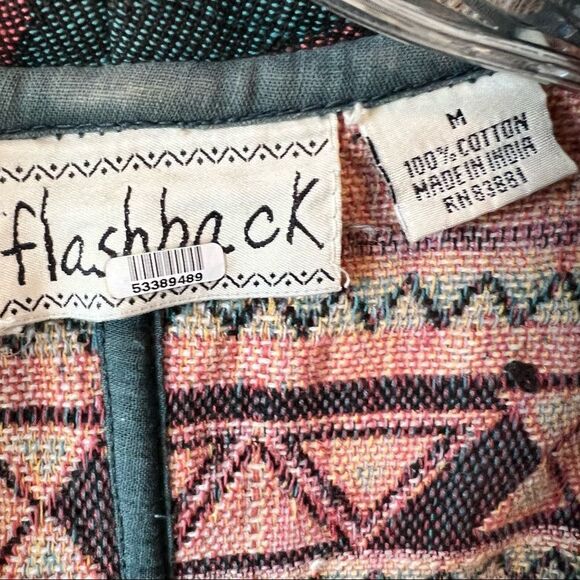 Vintage Flashback Southwestern Tapestry Bolero Jacket - Picture 3 of 9